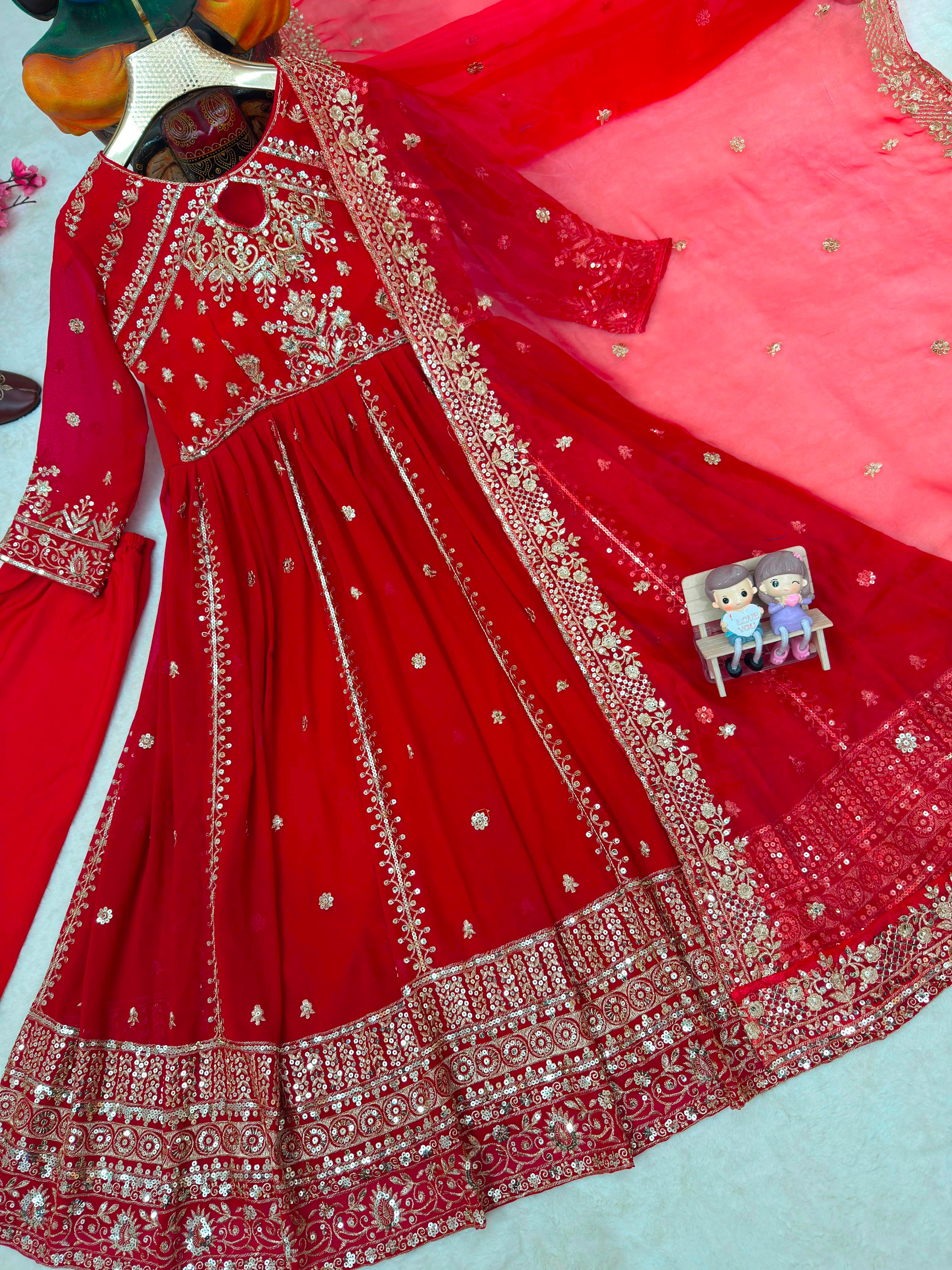 Gowns Silk Zari Anarkali Gown | Zyanira