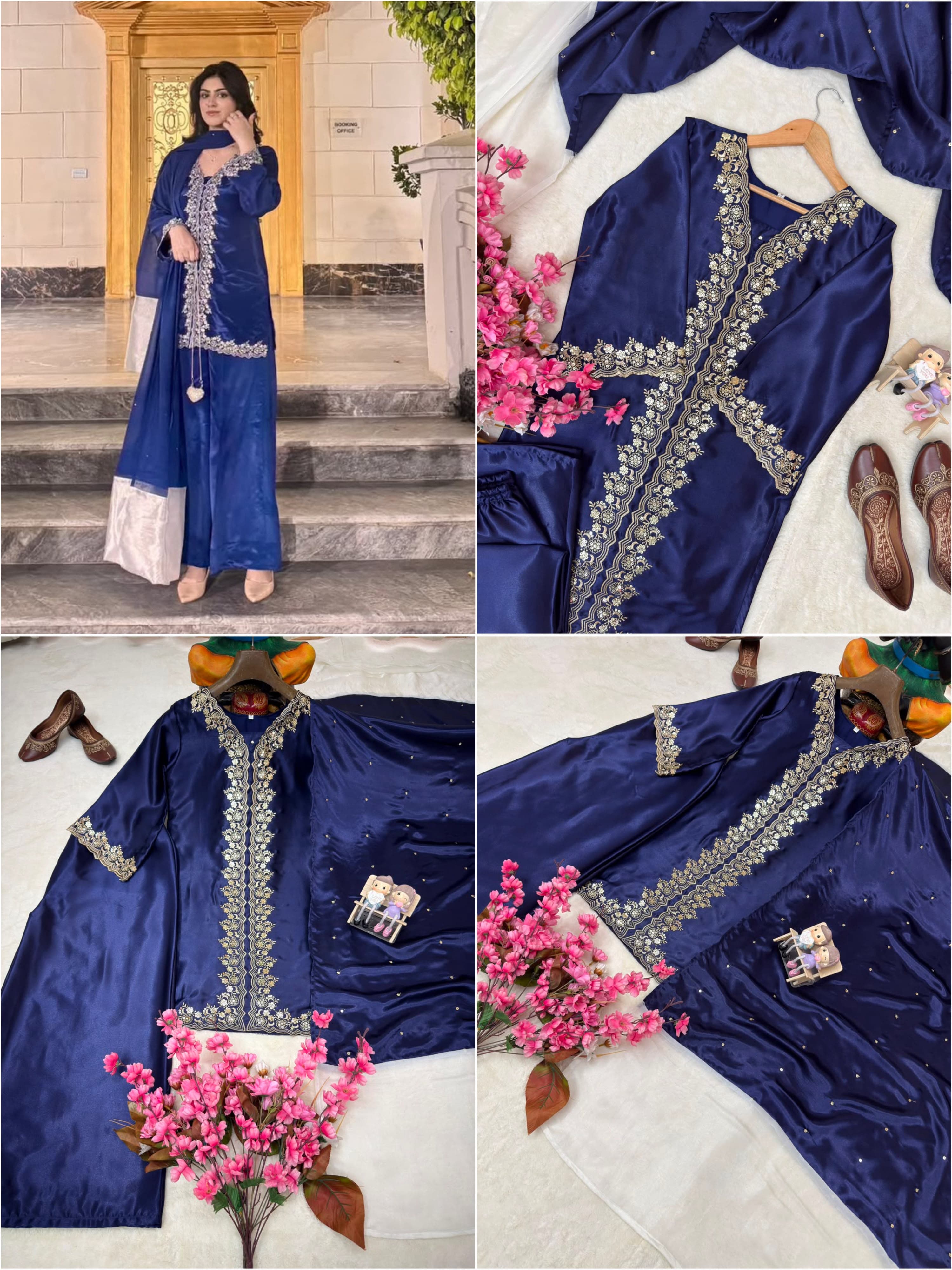 Kurtis & Kurta Sets Zari KURTI PLAZZO SET | Zyanira