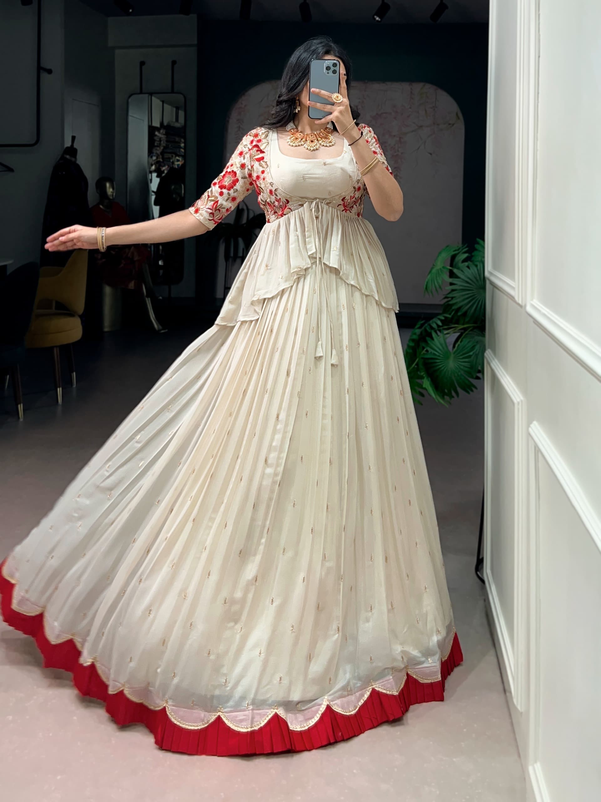 Festival Outfit Silk Sequin Co-Ord Set Lehenga | Zyanira