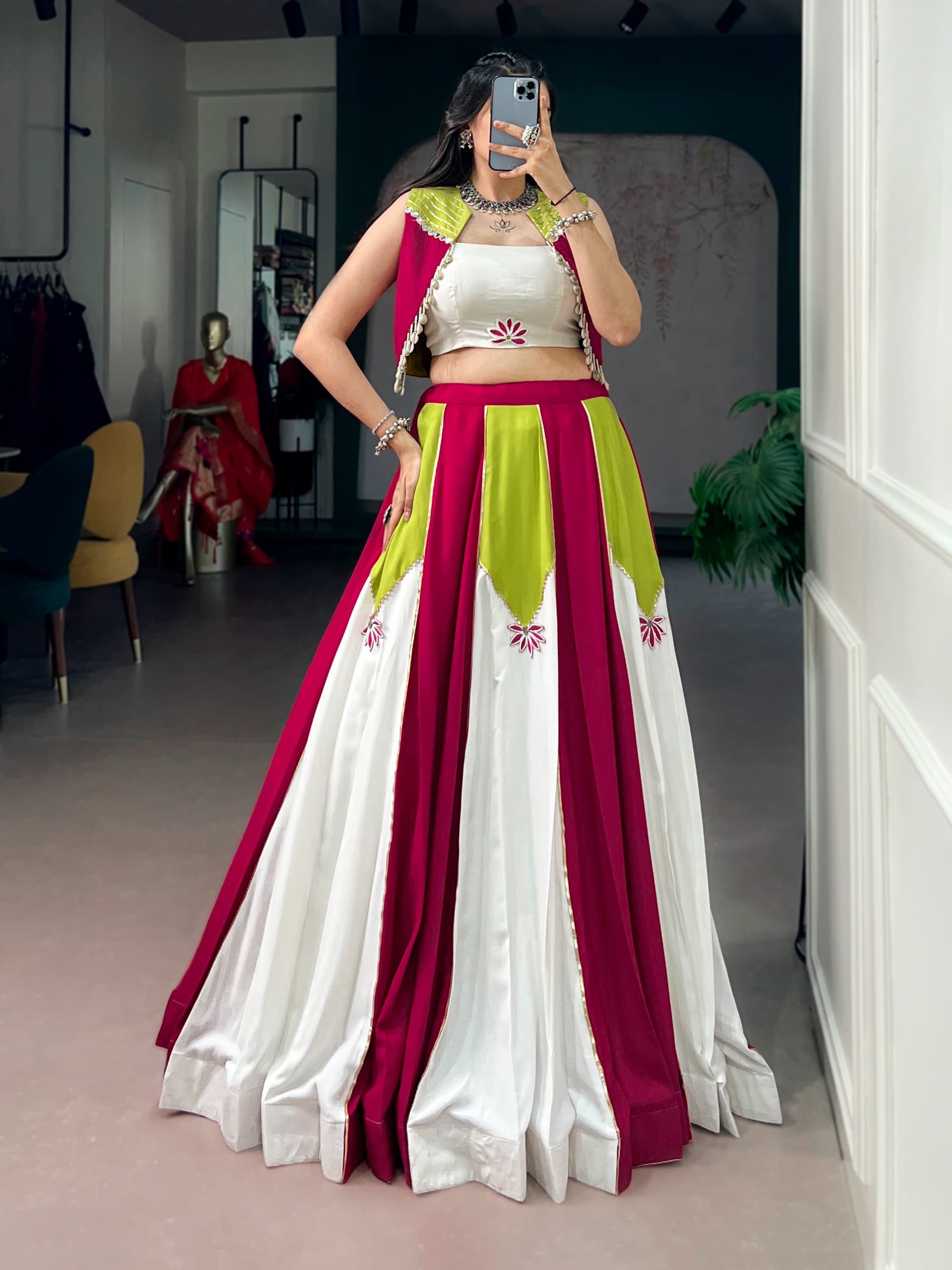 Lehengas Crepe Navratri Collection | Zyanira