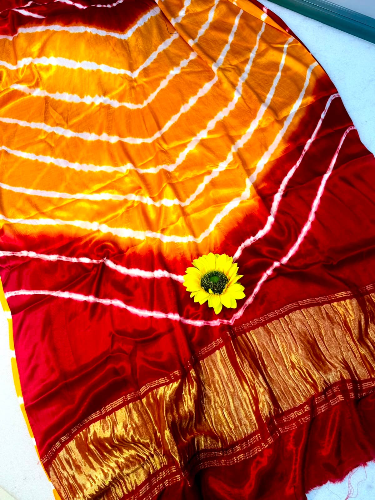Sarees Silk Bandhani Bandhej Saree | Zyanira