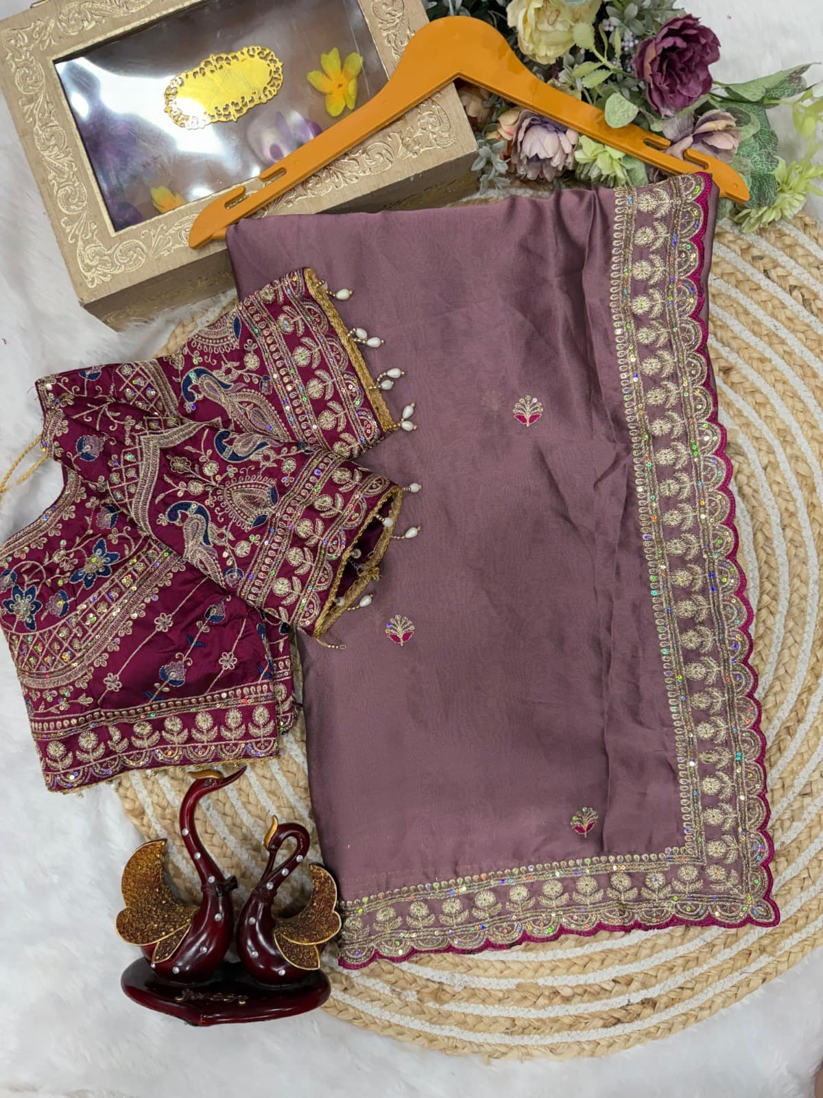 Sarees Red Silk Rangoli Silk | Zyanira