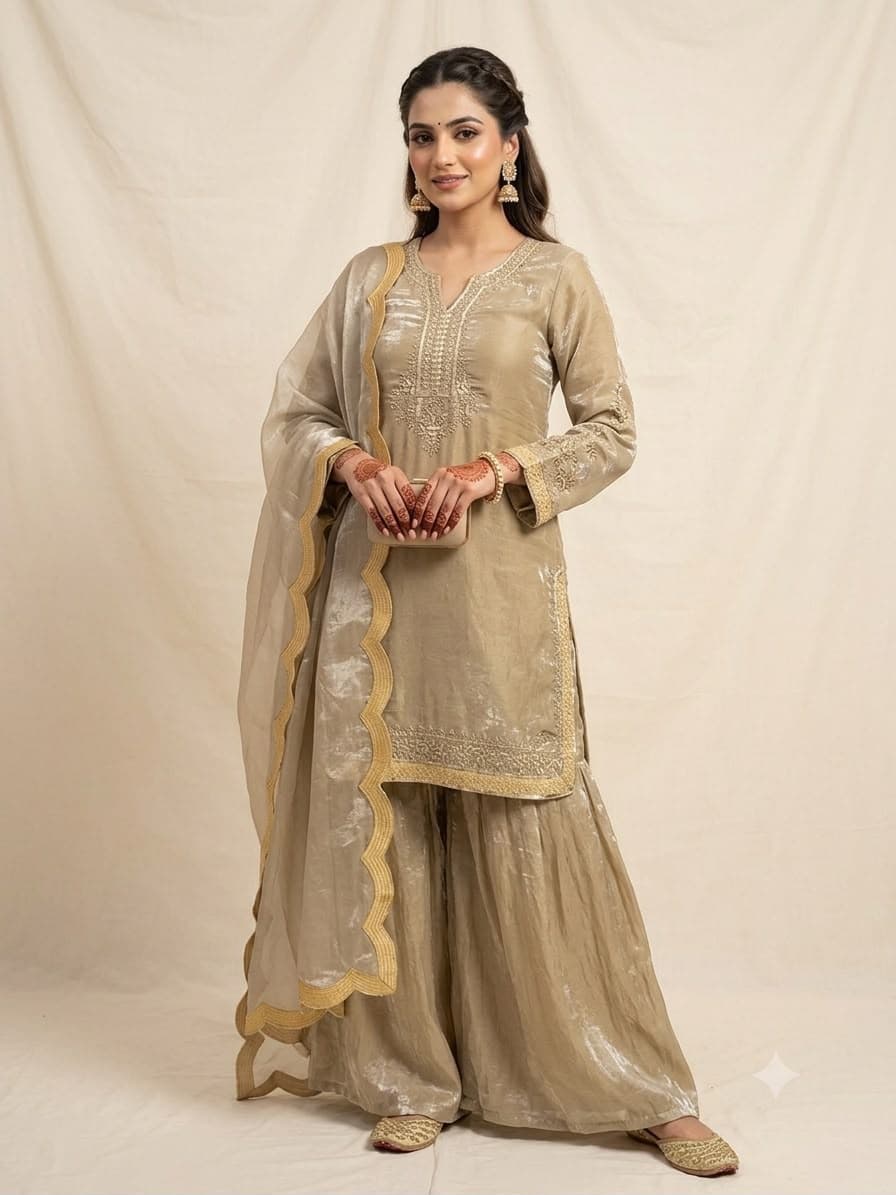 Indian Ethnic Wear SEQUENCE EMBROIDERED WORKED | Zyanira