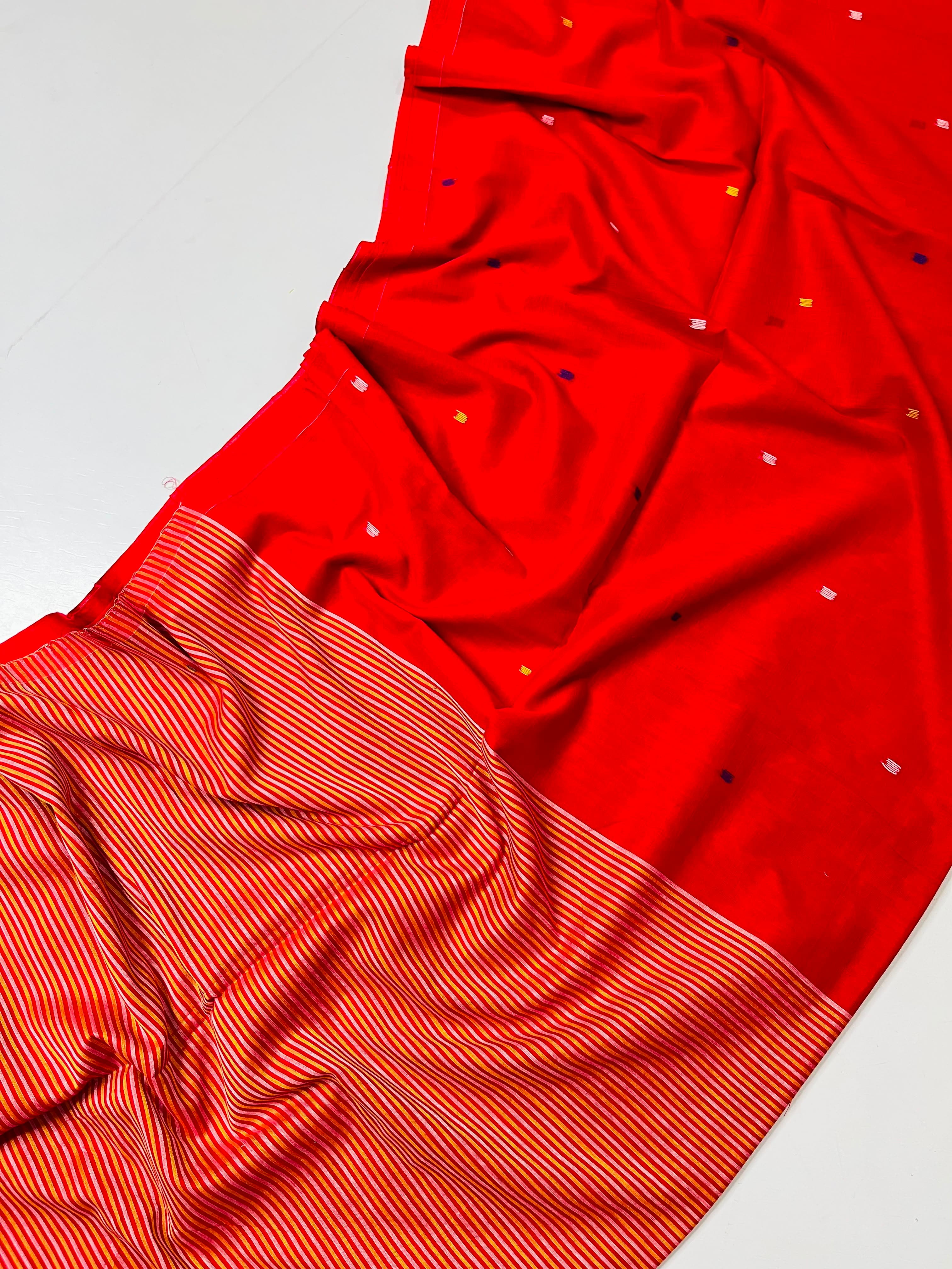 Indian Ethnic Wear Jamdani Cotton | Zyanira