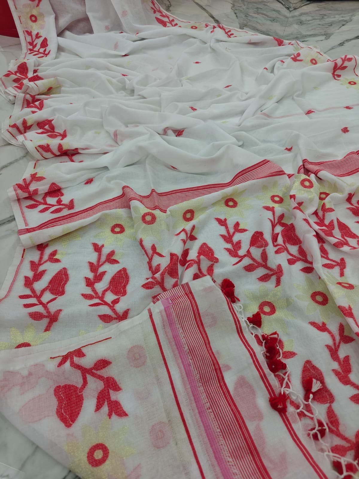 Sarees Jamdani Cotton | Zyanira