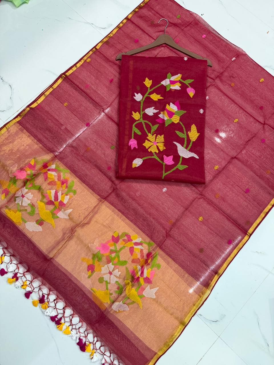 Reshome Jamdani Suit | Zyanira